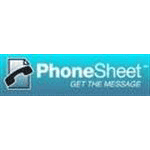 Phonesheet Coupons